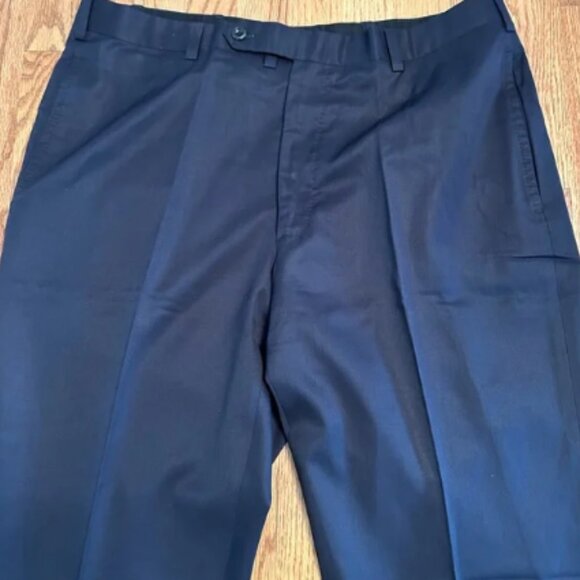 Oxford Clothes Custom Men’s Classic Dress Trousers, Dark Blue, Sz 36 X 33 - Picture 2 of 10